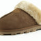 Womens Slip on Faux Fur Warm Winter Mules Fluffy Suede Comfy Slippers